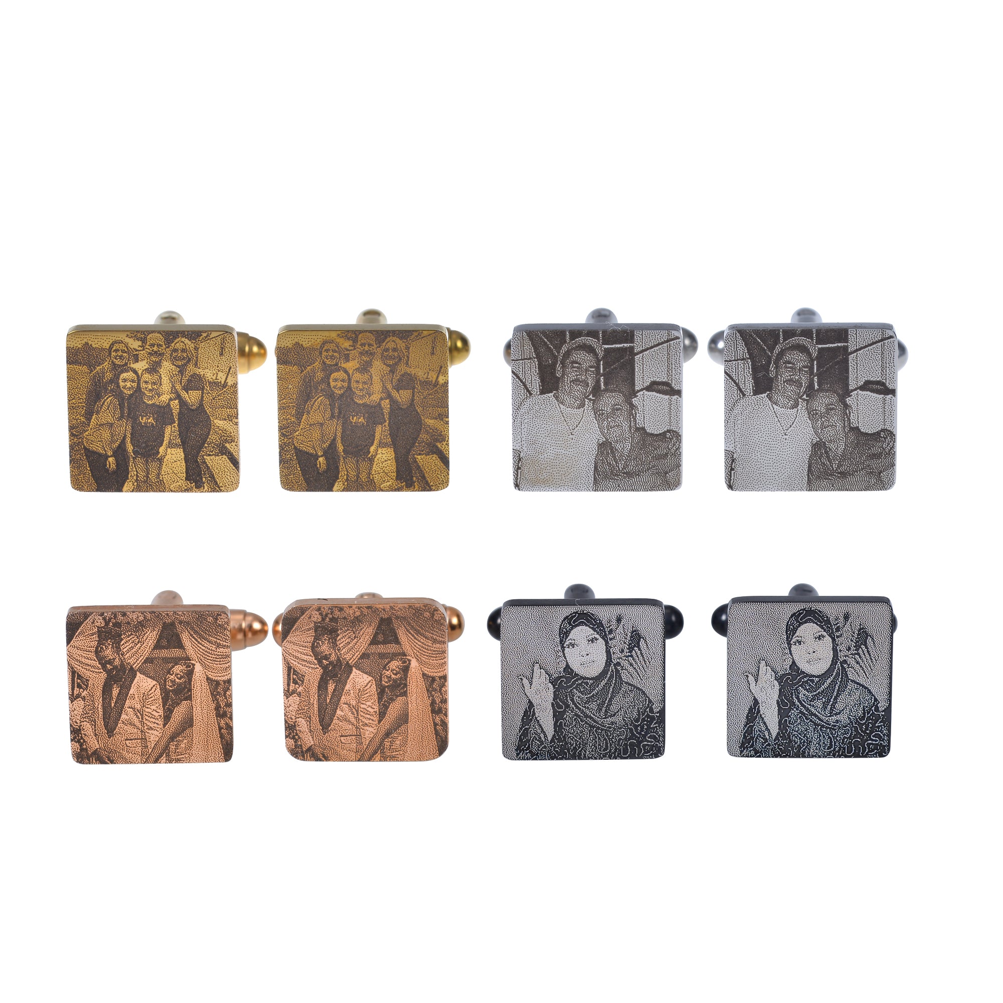 Custom photo cufflinks