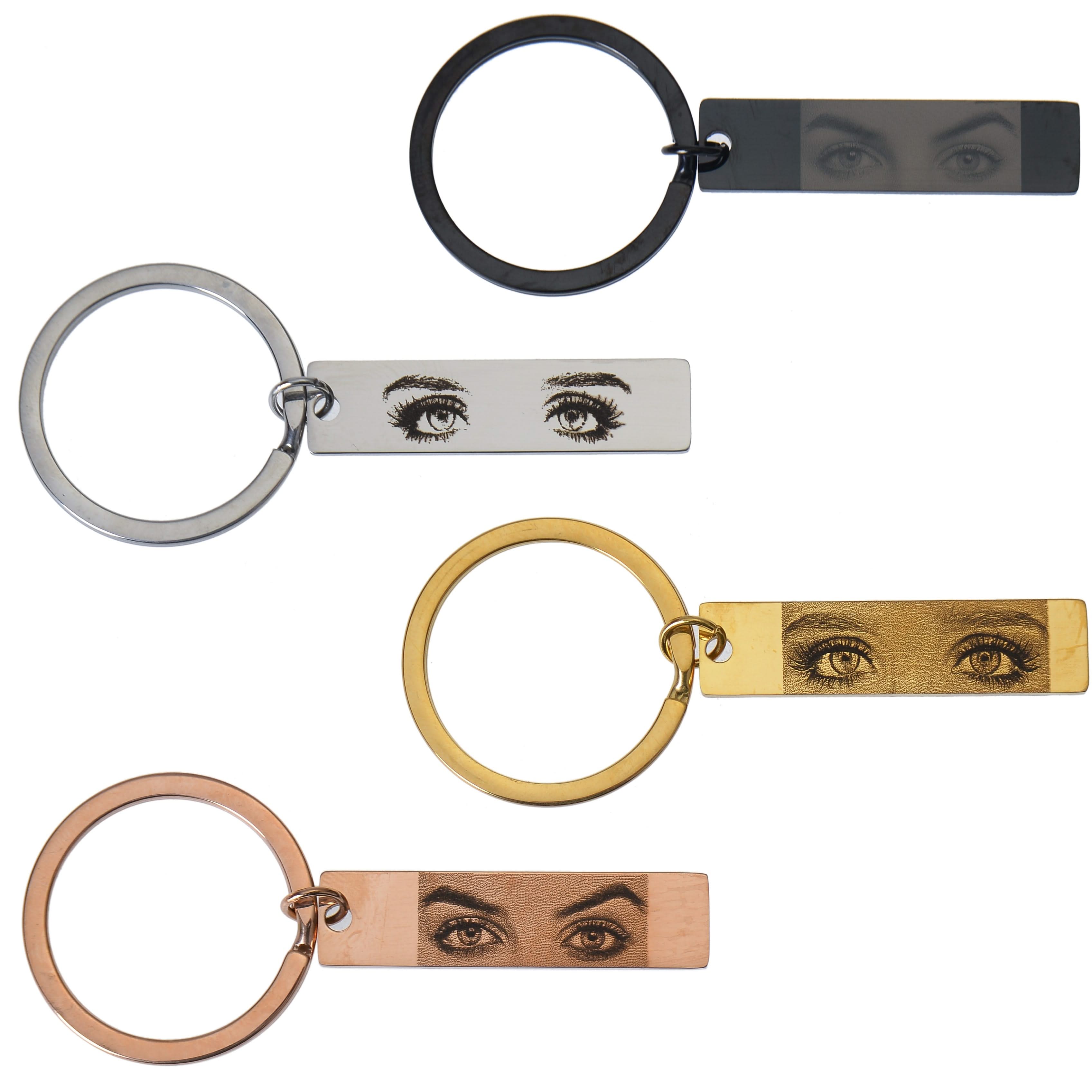 personalized photo keychain