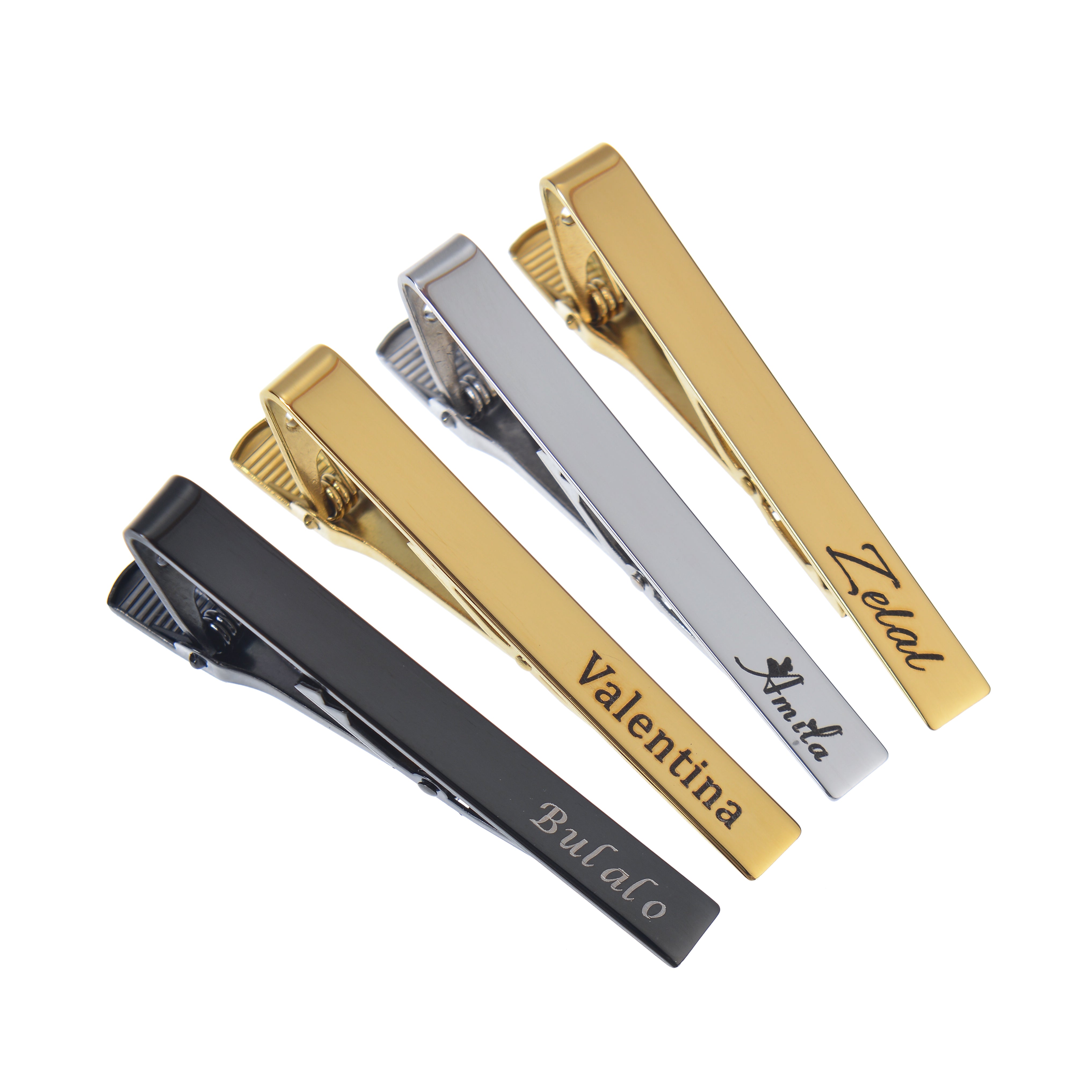 Personalized tie clip