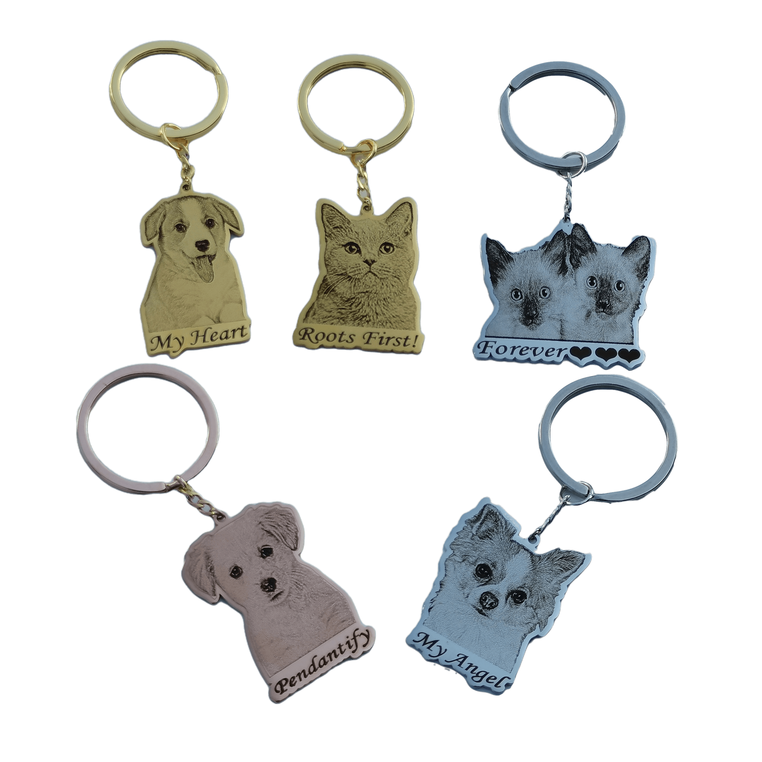 CUSTOM Dog Keychain, Pet Memorial Keychain, Dog Lover Gift, Dog