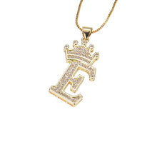 diamond initial charm necklace