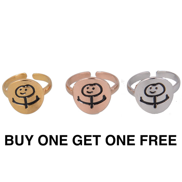 Funny Doodle Stickman Keychain (Buy One Get One Free)