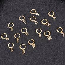 custom initial earrings