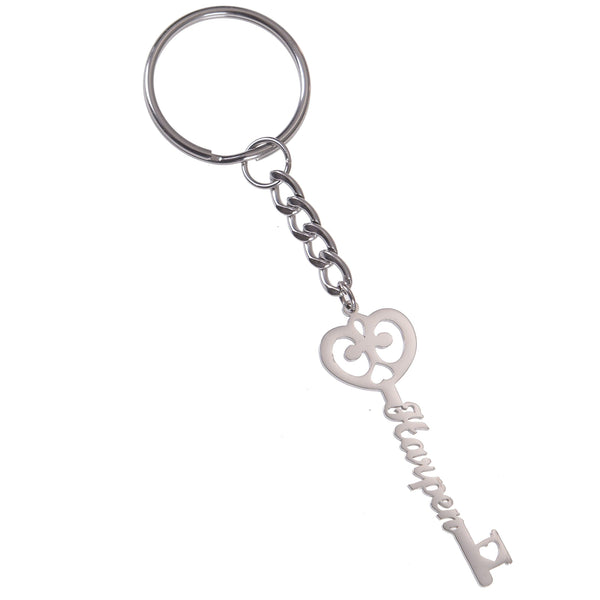 Cheap personalized silver keychains