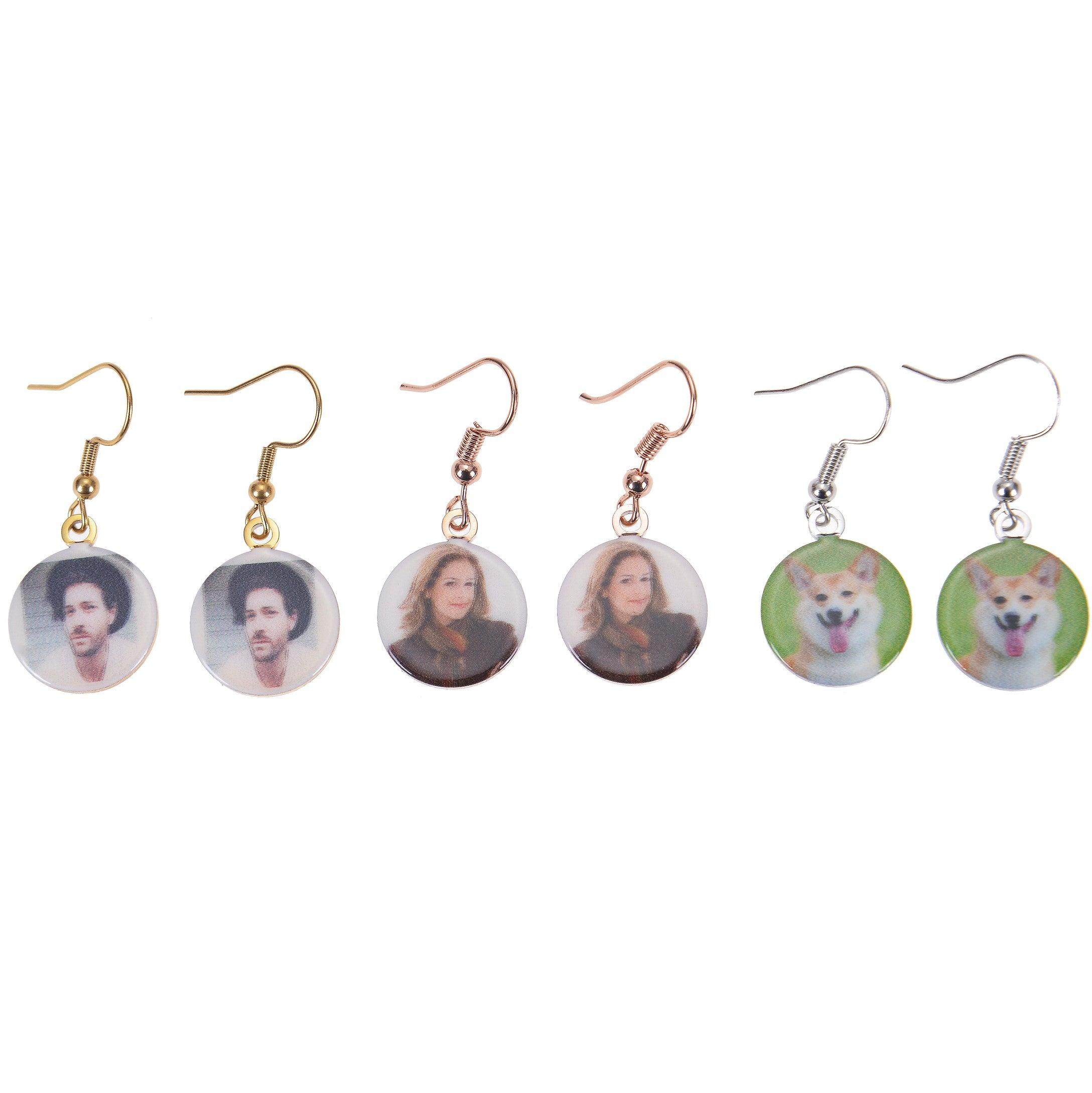 custom photo earring