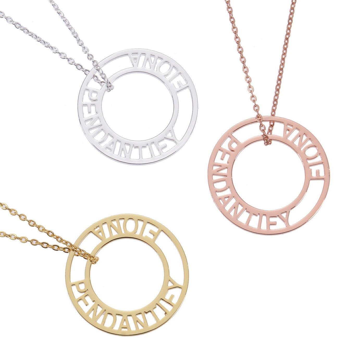 couple name necklace