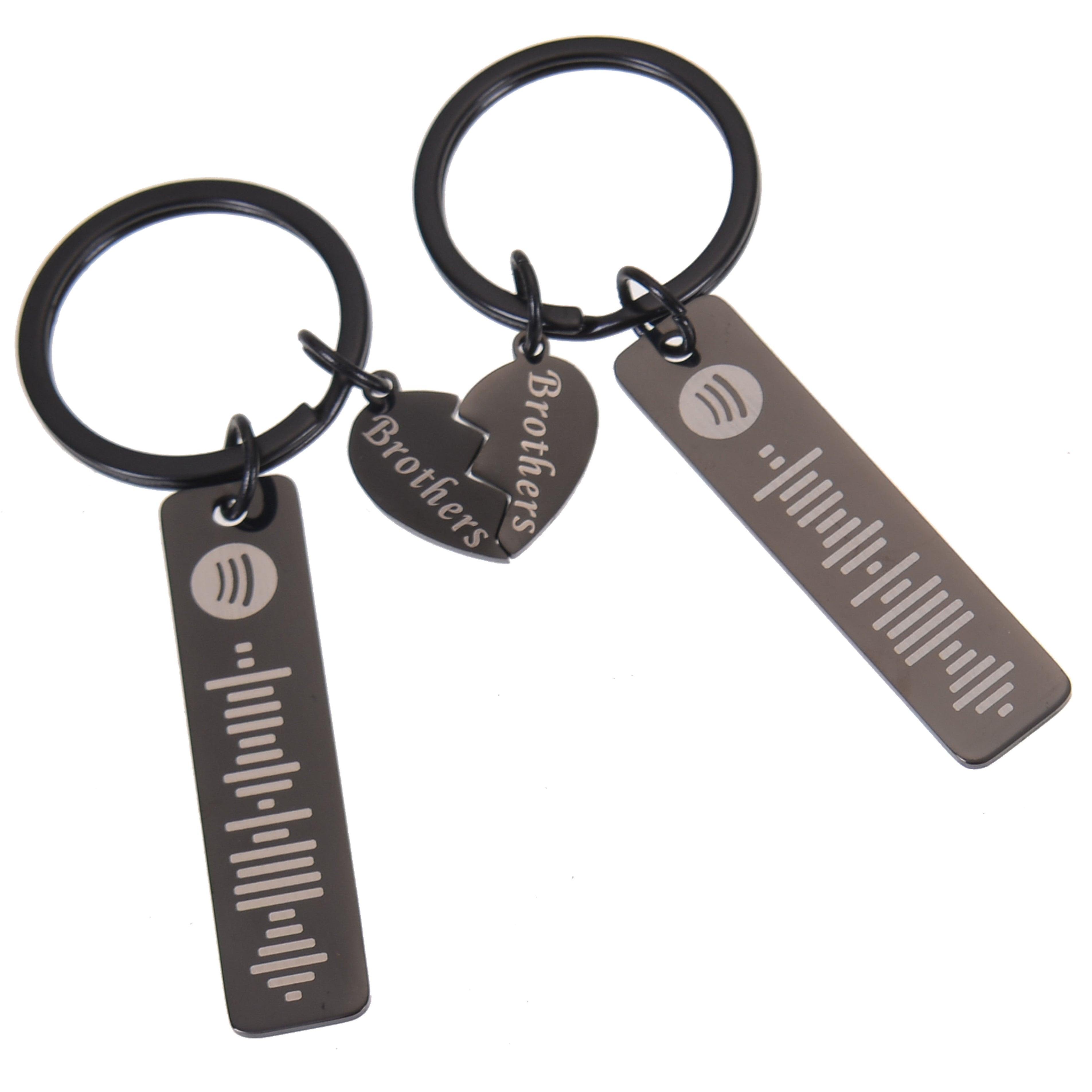keychain with spotify code