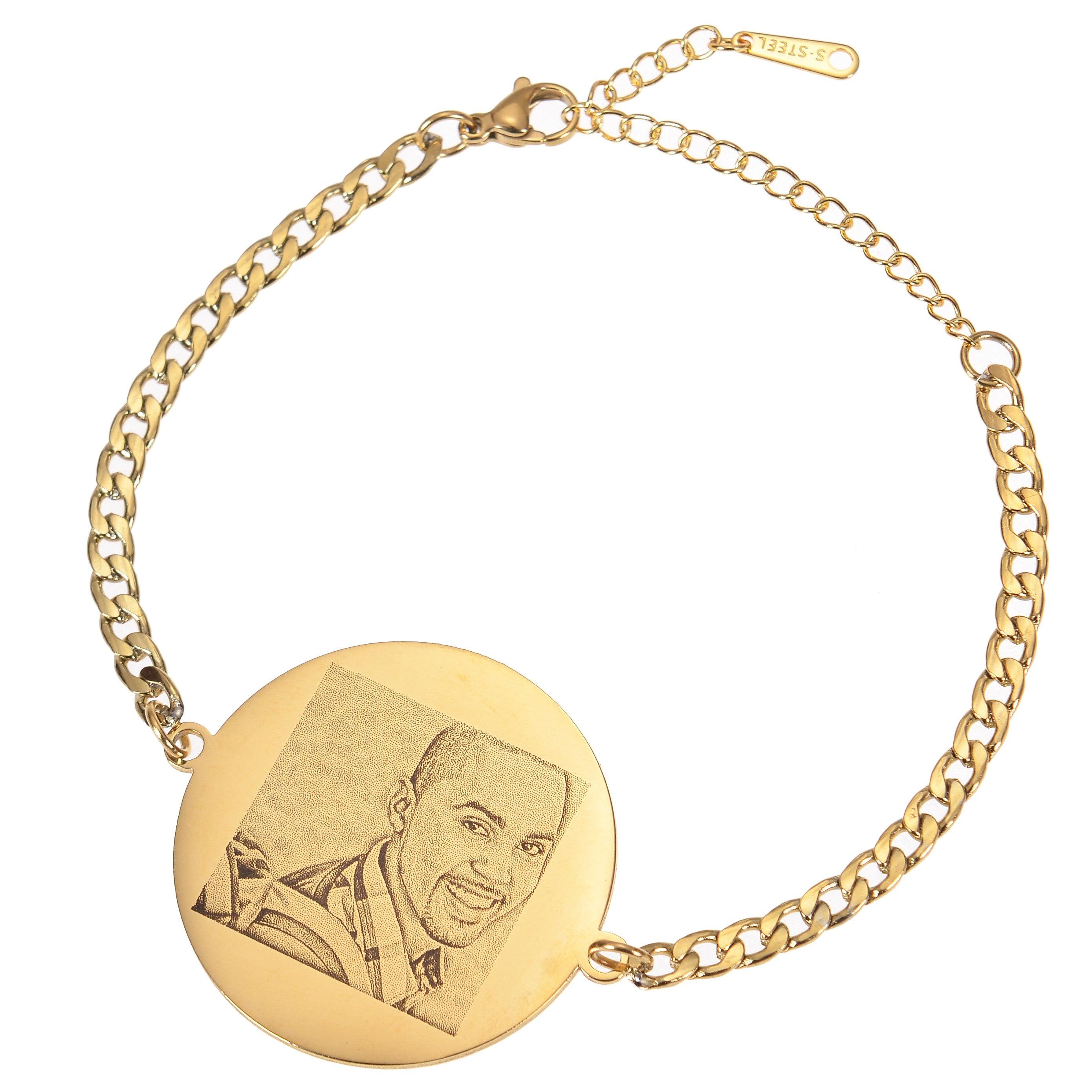 personalized photo bracelet