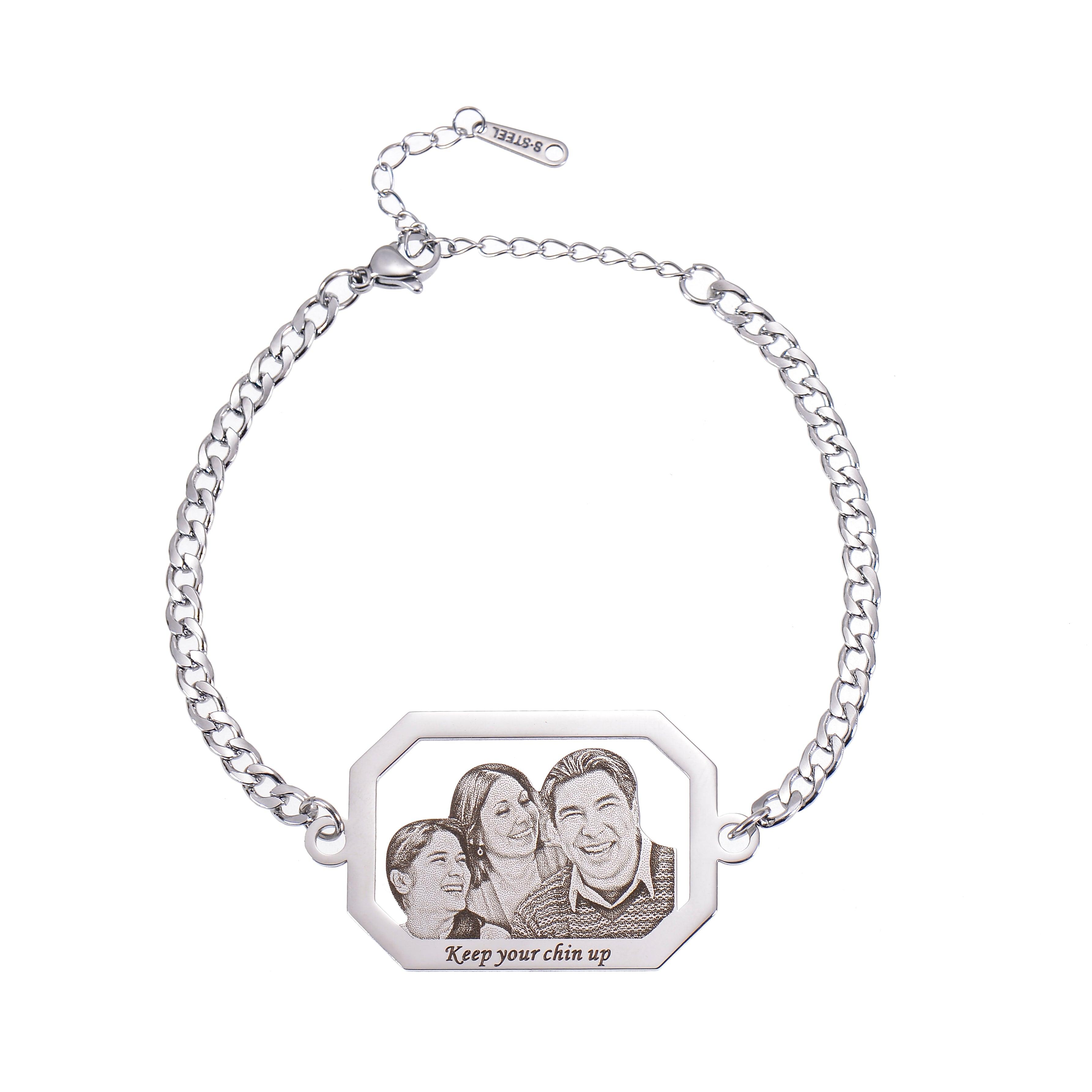 personalised photo bracelet