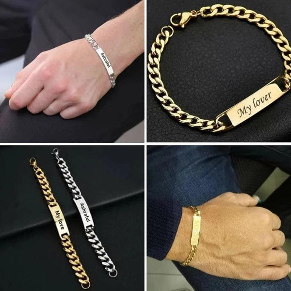 Personalized 26 Initial Bracelet 18K Gold Plated Letter Woven Bracelet  Heart Charm Bracelet Woven Bracelet For Men Women Girls 