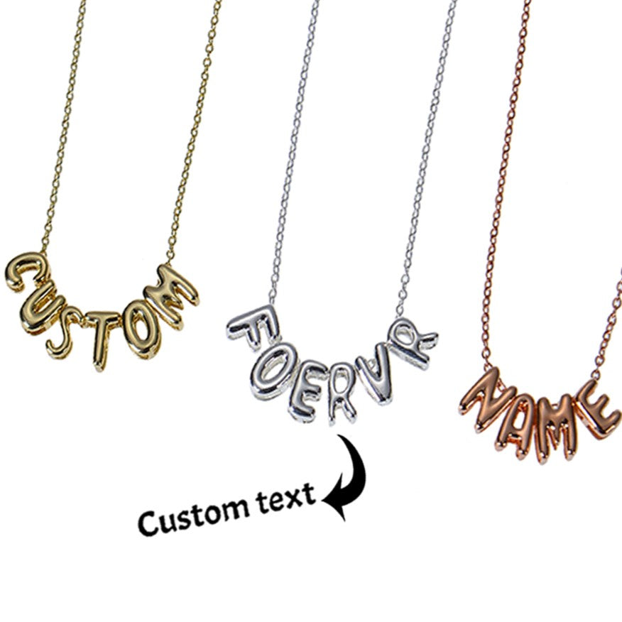 personalized bold name necklace