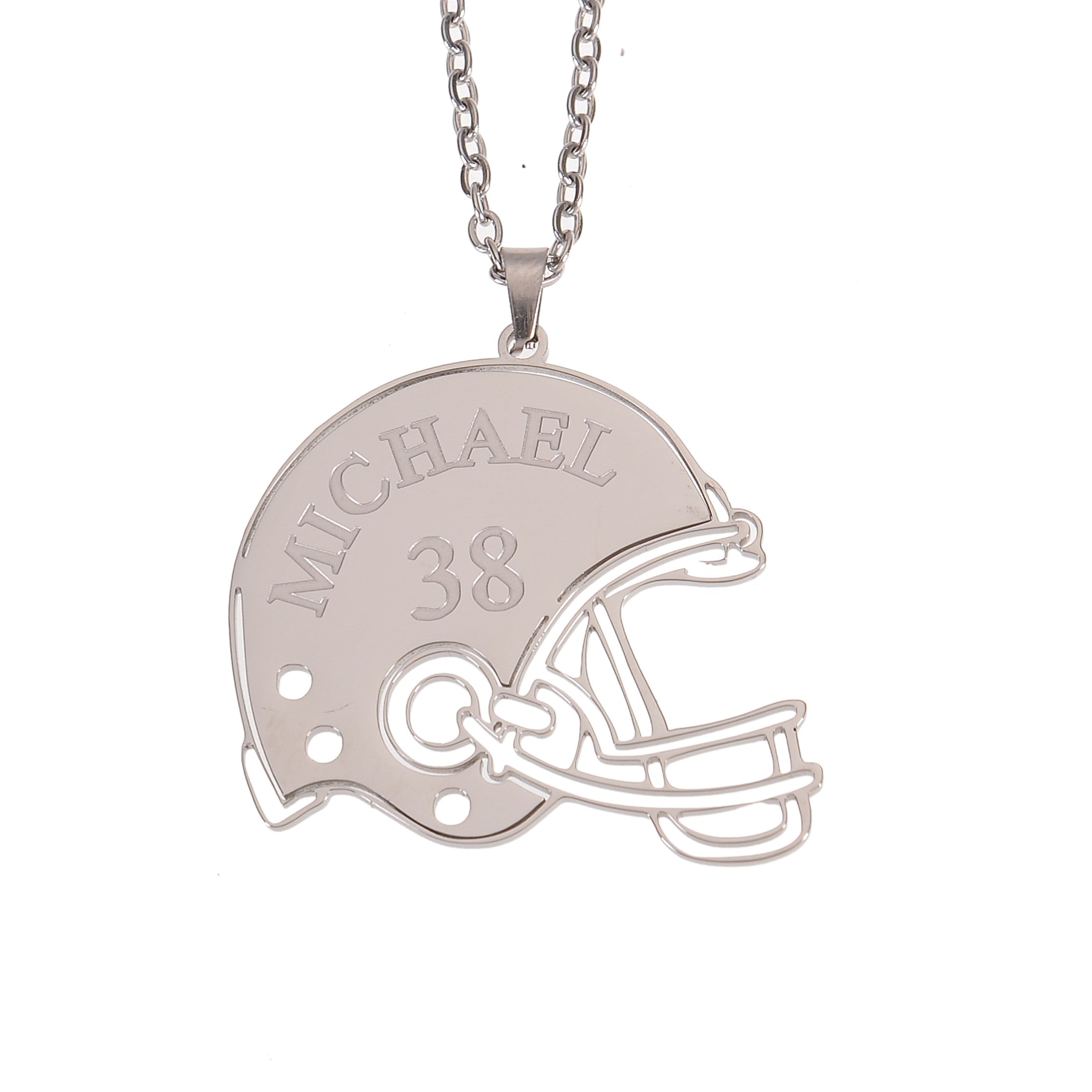 Personalized Football Necklace – Woobie Beans Jewelry, Gifts & Apparel