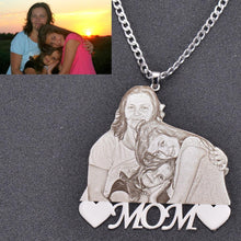 custom laser engraved pendant