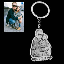 custom photo keychain with name