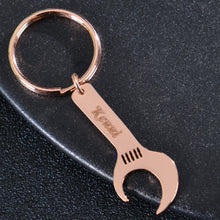 wrench shaped keychain