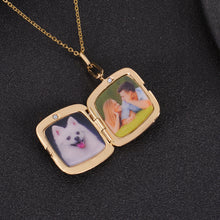 foldable frame photo necklace