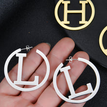 cheap initial earrings