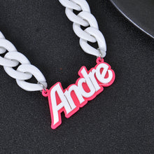 Personalized Acrylic Stylish Name Necklace