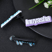 colorful acrylic name hairpin