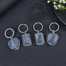 Personalized Crystal Photo Keychain