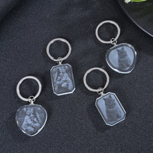 Personalized Crystal Photo Keychain