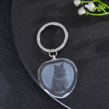 Personalized Crystal Photo Keychain