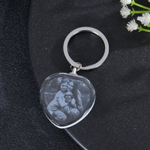 Personalized Crystal Photo Keychain