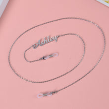 Stylish name chain for glasses