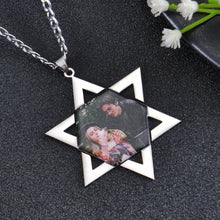 colorful photo necklace