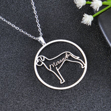 Simple Animal Shaped Necklace with Custom Name