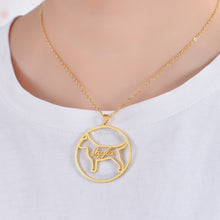 Simple Animal Shaped Necklace with Custom Name