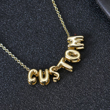 chunky name necklace