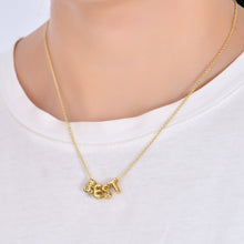 name necklace gold