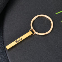Engraved Name Keyring