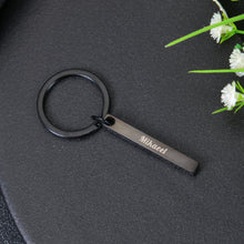 Black Metal Keyring