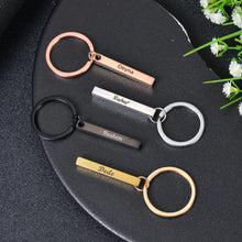 Vertical Bar Key Tag