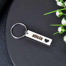 Engraved Metal Keyring