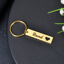 Gold Name Keychain