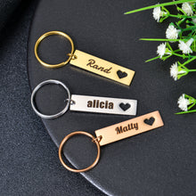 Heart Cutout Keychain