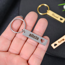Silver Personalized Keyring