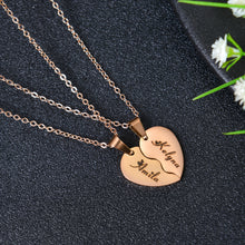 Sibling gift necklace