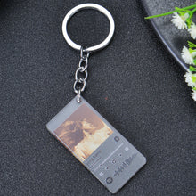 Personalized Colorful Photo Acrylic Spotify Keychain