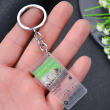 Personalized Colorful Photo Acrylic Spotify Keychain