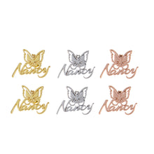 Butterfly Name Earrings