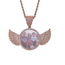 diamond angel wing necklace for sale
