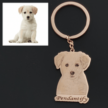 dog on keychain