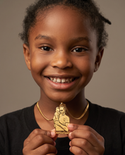 personalized photo engraved necklace