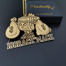 logo engraved necklace