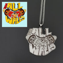 logo necklace silver