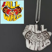 logo on necklace